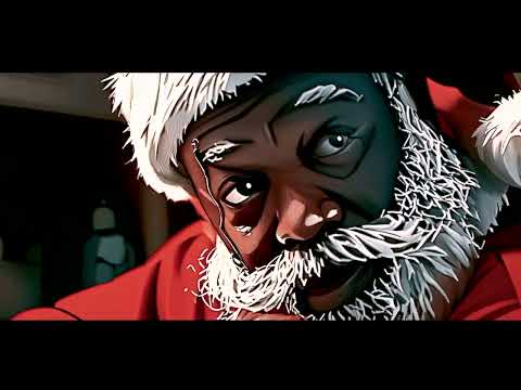 Black Santa Trailer