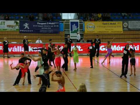Szőke Tisza 20170610 Szeged WDSF youth latin rumba Bánáti Marcell - Kilner Panna