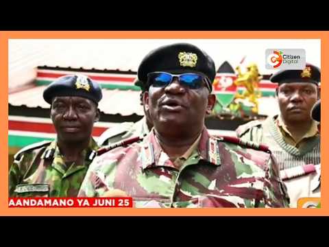Kamishna wa ukanda wa masharik Jacob Muganda awaonya wahalifu wakati wa maandamano