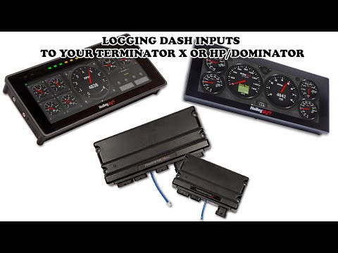 Holley EFI Pro Dash Inputs: How to set up and record to your Terminator X and Holley EFI