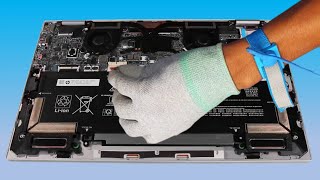 HP EliteBook x360 1040 G8 Laptop Battery Removing & Replacing  – Disassemble & Battery Change