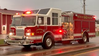 Jackson Fire Department Engine 1260 Responding X2