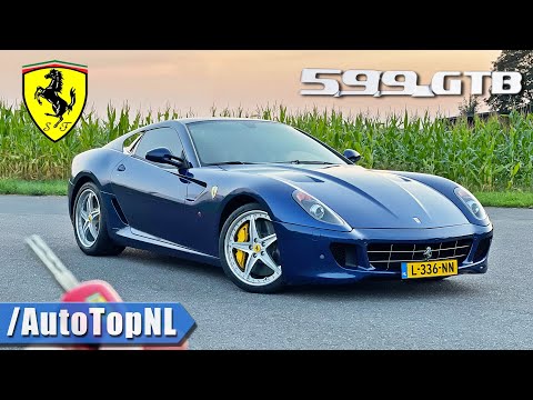 FERRARI 599 GTB HGTE | 327KM/H REVIEW on AUTOBAHN [NO SPEED LIMIT] by AutoTopNL