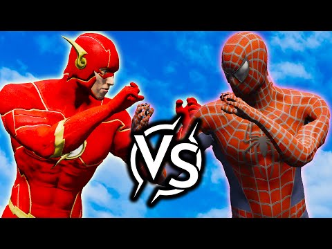 Team Flash vs Team Spider-Man ⚡💥 Epic Superhero Battle!
