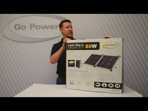 Go Power! Portable Solar Kit unboxing