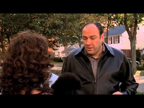 The Sopranos - Tony smashes up Angie Bonpensiero's car