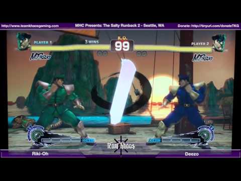 The Salty Runback 2 -  SSF4 Singles Top 8 - Riki-Oh vs Deezo Losers Top 8
