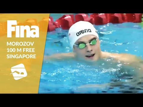 Morozow bags gold - 100m Freestyle #7 Singapore