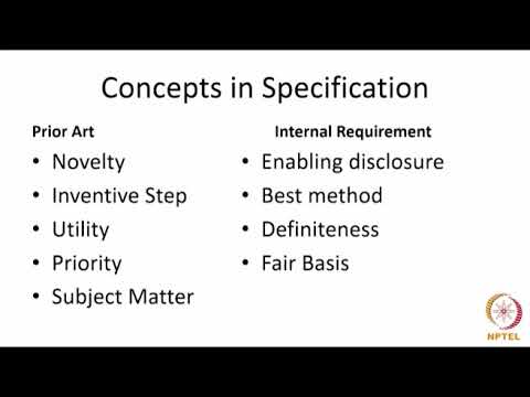 Reading a Patent Specification