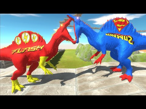FLASH SPINOSAURUS DEATH CLIMB - Animal Revolt Battle Simulator