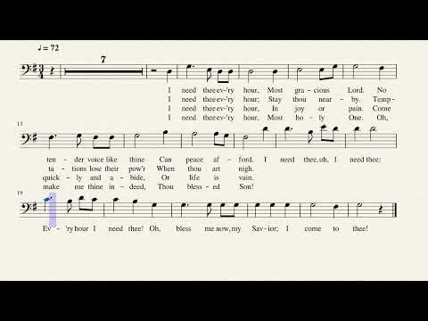 Careço de Jesus | Tenor 🎹