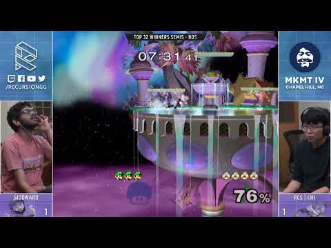 MKMT4 Top 32 Winners - Siddward (Luigi) vs RCS | Chi (Sheik)