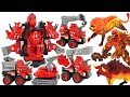 Fire Construction Dinosaur Transforming Combined Robot Dispatched DuDuPopTOY