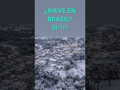 ¿Nieve en Brasil?❄️😱  #ecoguardián #sabiasque #naturaleza #geografia #curiosidades
