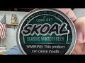 Skoal Classic Wintergreen Dipping Tobacco For The First Time