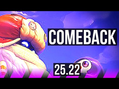 BARD & Caitlyn vs PYKE & Ziggs (SUP) | Comeback | KR Grandmaster | 25.22