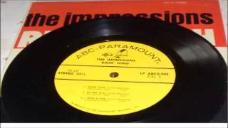 THE   IMPRESSIONS RIDIN HIGH   MINI LP  ABC