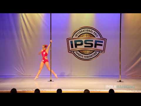 Novice Girls Alicja Jaruk of Poland - IPSF World Pole Sports Championships 2018