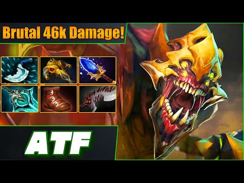 ATF Sand King Off Lane 🛡️ Insane 46k Damage! Dota 2 DotaPulse Highlight Gameplay