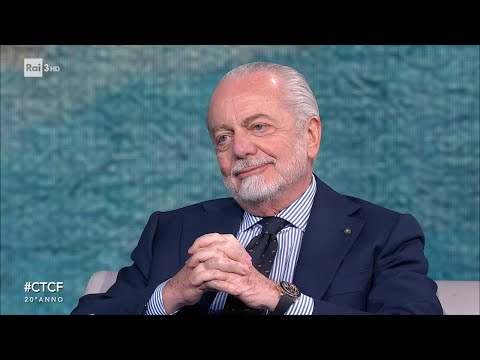 Il Presidente del Napoli Aurelio De Laurentis - Che Tempo Che Fa 28/05/2023