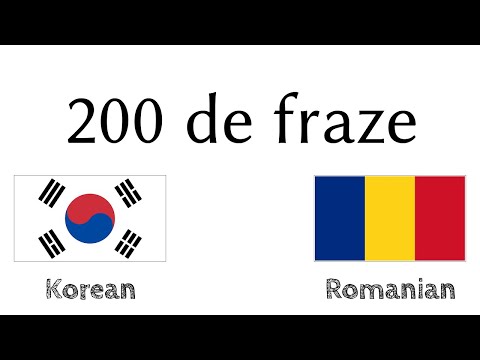 200 de fraze - Coreeană - Română