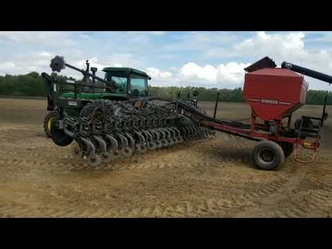 BAD WEATHER BREWING!! And John Deere 4430 and 4640 trying to beat it!!!