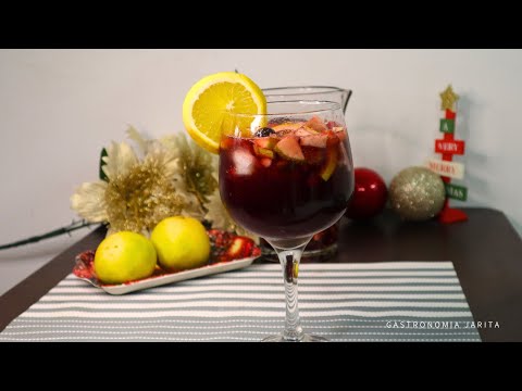 SANGRIA DE FRUTAS (Receta fácil y deliciosas) vino con fruta 🍇