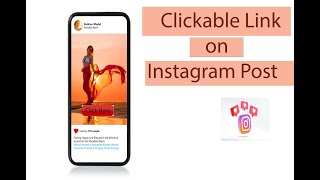 How to add clickable link in Instagram post in 2022