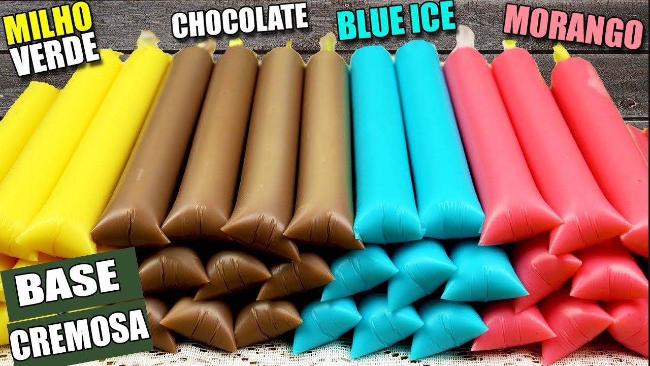 I MADE 50 ICE CREAM WITH 3 LITERS OF MILK !! CREAMY, ECONOMICAL AND EASY BASE !! creamy ice cream