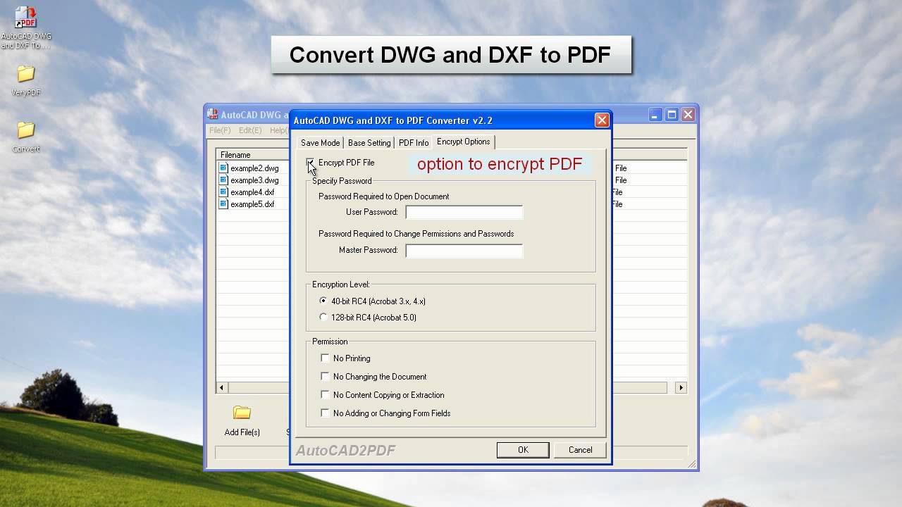 VeryPDF AutoCAD to PDF Converter