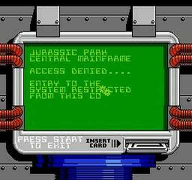 Obscure Game Theater - Jurassic Park - NES