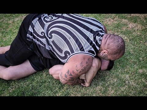 Backyard Jui Jitsu | Giant Armwrestler Edition
