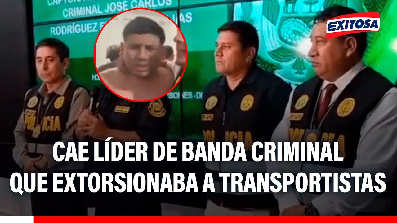🔴🔵 Capturan a cabecilla de 'Los Amigos del Sur', banda criminal que extorsionaba a transportistas