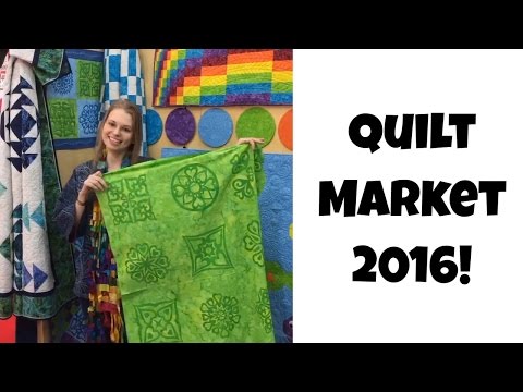 2016 Quilt Market Recap - New Fabric and Great Beginner Sewing Machine