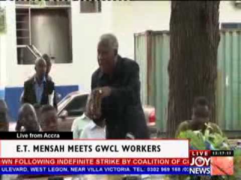 E.T. Mensah meets GWCL Workers (13-11-12)