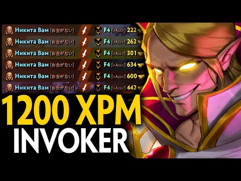 1200XPM INVOKER!! EPIC 23 KILLS GAME vs SHADOW FIEND MID | Dota 2 Invoker