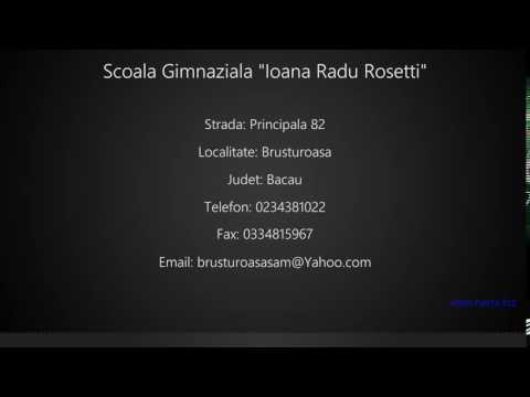 Scoala Gimnaziala "Ioana Radu Rosetti" Brusturoasa