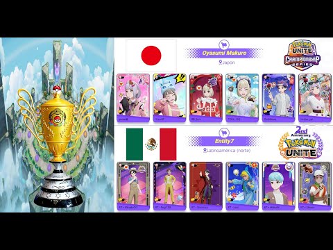 ENTITY7 vs OYASUMI MAKURO World Championships Day 1 2023 Pokémon UNITE Championship Series