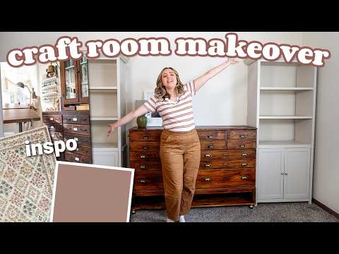 *MAJOR* Craft Room Transformation (using things I already had) ✨