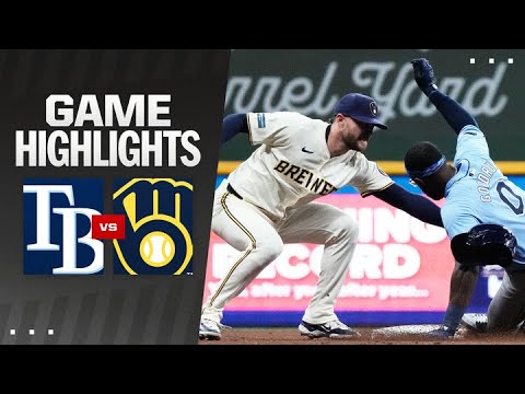 Rays vs. Brewers Game Highlights (4/29/24) | MLB Highlights