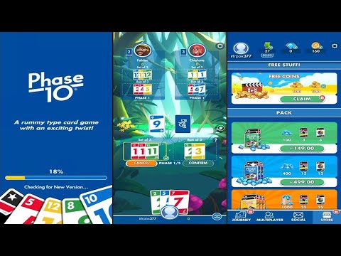 Phase 10 (by Mattel163 Limited) - free rummy inspired card game for Android and iOS
