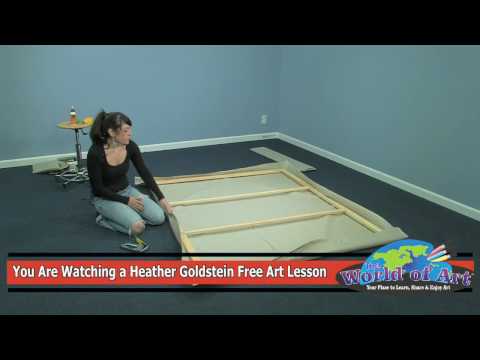 How to Stretch a Large Canvas