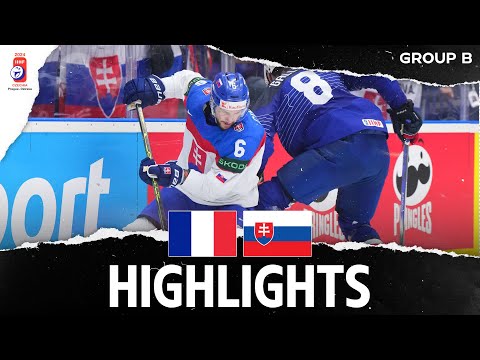 Highlights | France vs. Slovakia | 2024 #MensWorlds