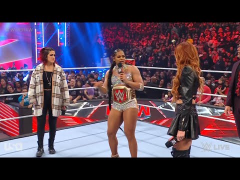 Bianca Belair confronts Becky Lynch and Bayley - WWE RAW 2/13/2023