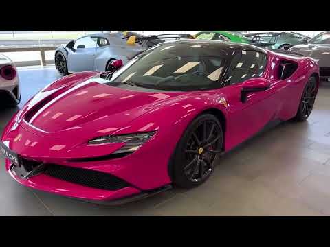 Ferrari SF90 Spider Assetto Fiorano 2024 latest model - Interior and Exterior Walkaround review