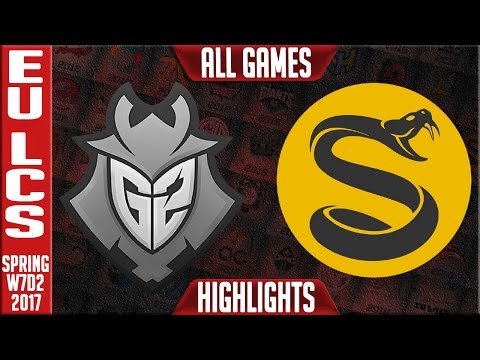 G2 vs Splyce All Games Highlights - EU LCS W7D2 Spring 2017 - G2 vs SPY All Games