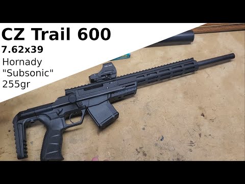 When SubSonics Go Super, CZ600 7.62x39 Trail