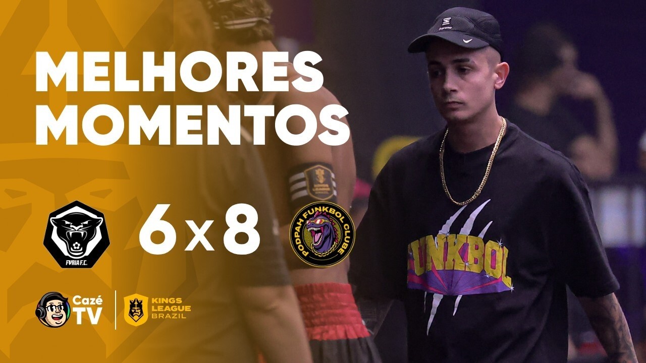 MELHORES MOMENTOS: FÚRIA 6 X 8 PODPAH FUNKBOL | KINGS LEAGUE BRAZIL 2026 | 3ª RODADA
