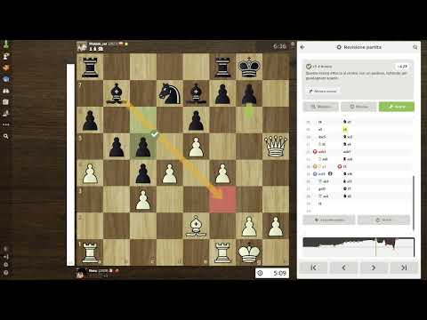 La mia scalata oltre i 2000 chess.com, 72 partita