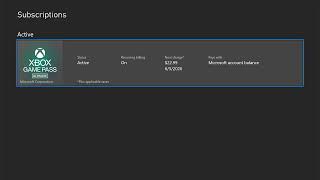 Xbox Series X|S How to turn off recurring billing in Xbox game pass